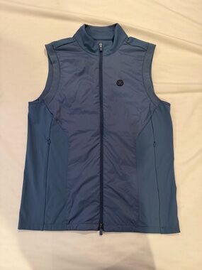 G/FORE Men's Two-Tone Blue Golf Vest